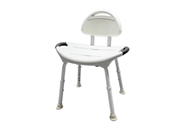 MedGear Tool-Free Shower Chair with Back Rest Image