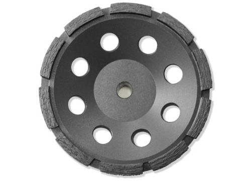 7" BN Products SR650 Single Row Diamond Grinding Cup Wheel, Threaded Arbor