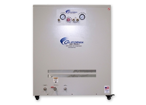 California Air Tools 4 Hp 20 Gal Spin-On Dryer Soundproof Cabinet Air Compressor w/ Drain